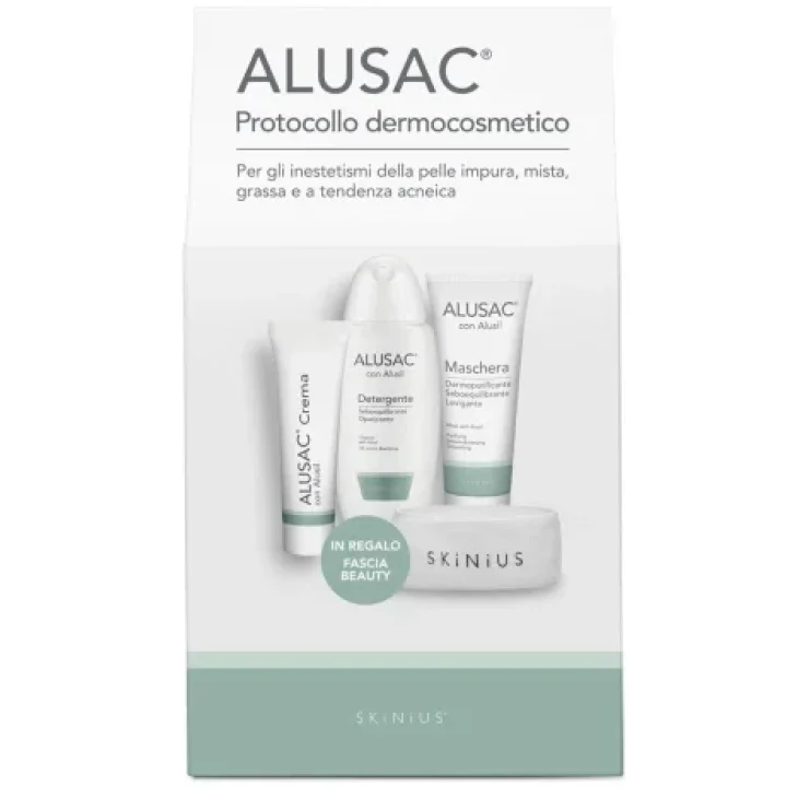 Skinius Protocollo Alusac Box Cura Quotidiana Pelle Impura 1 box