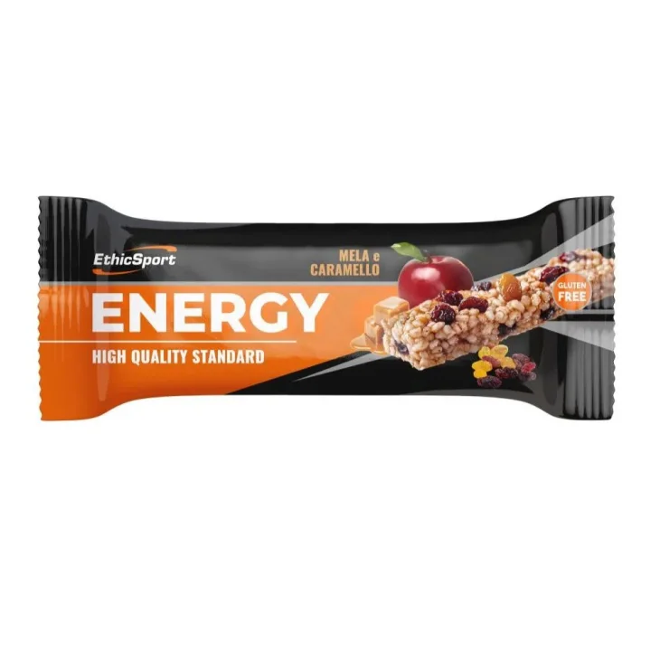 EthicSport Energy Barretta Energetica Mela Caramello 35 g Senza Glutine