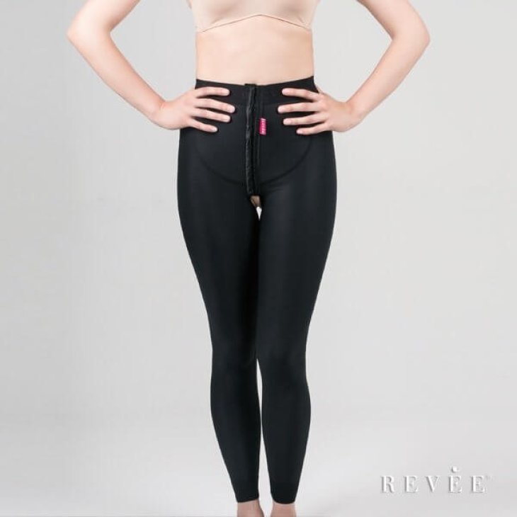 Rev&egrave;e Guaina per Liposuzione Lunga Art 0103 Colore Nero Taglia 3XL