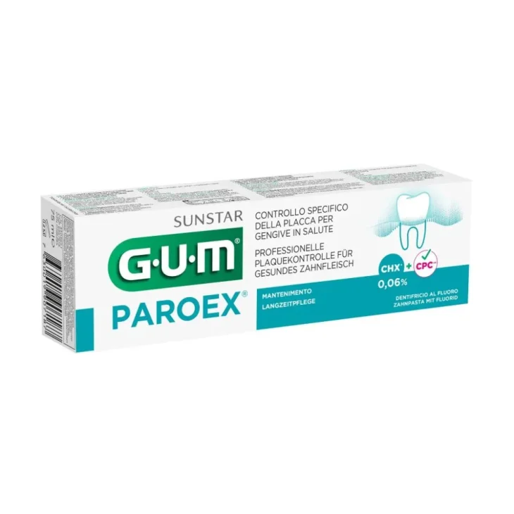 Gum Paroex Dentifricio Antibatterico Clorexidina 0,06% 75 ml Gum Paroex Dentifricio Antibatterico Clorexidina 0,06% 75 ml