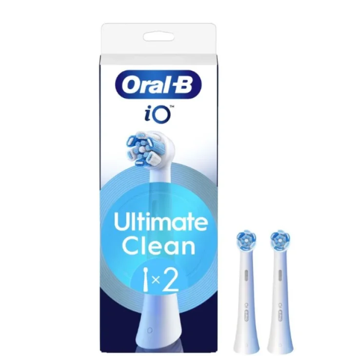 Oral-B iO Testine Di Ricambio Ultimate Clean colore Bianco 2 Pezzi