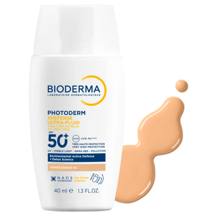 Bioderma Photoderm XDefense Ultra-Fluid SPF50+ Tinta 02 - 40 ml
