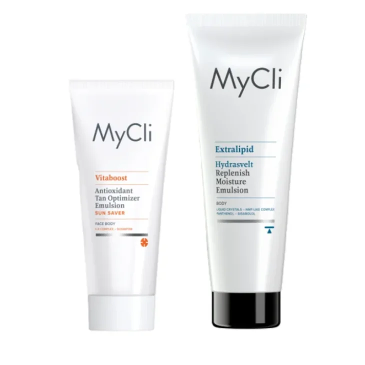 Mycli Combo Body Hydrasvelt e Vital Boost Sun Saver 2x200 ml