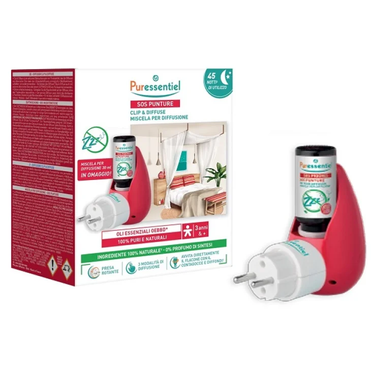 Puressentiel Cofanetto Clip&Diffuse Diffusore + Miscela 30 ml