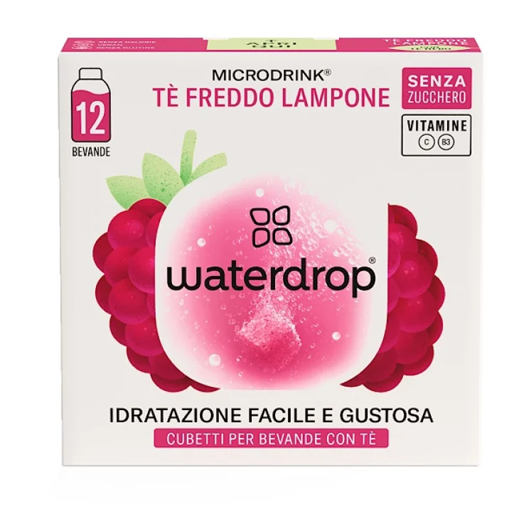 Waterdrop Microdrink Ice Tea lampone 12 Cubetti