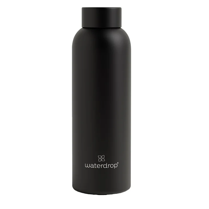 Waterdrop Bottiglia Acciao Black Matt 600 ml