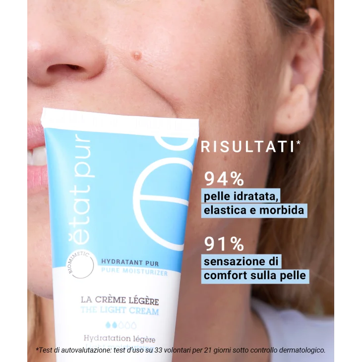 Etat Pur Light Cream Crema Idratante Viso e Collo Idratazione Leggera 50 ml