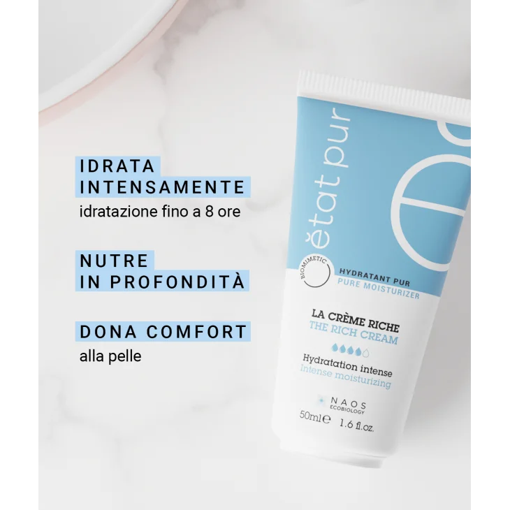 Etat Pur Crema Ricca Viso e Collo Idratazione Intensa 50 ml