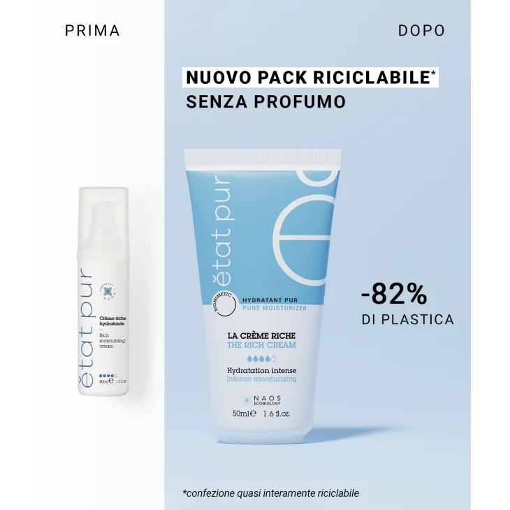 Etat Pur Crema Ricca Viso e Collo Idratazione Intensa 50 ml