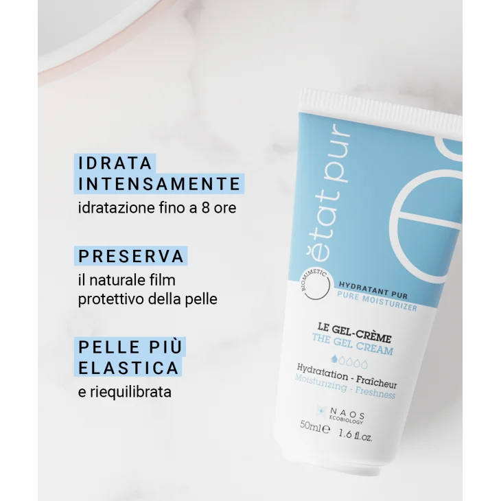 Etat Pur Gel Crema Idratante Viso e Collo 50 ml