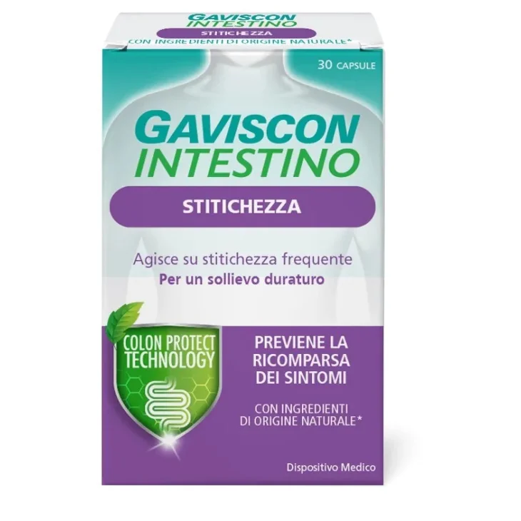 Gaviscon Intestino Stitichezza Dispositivo Medico 30 Capsule Senza Glutine Gaviscon Intestino Stitichezza Dispositivo Medico 30 Capsule Senza Glutine