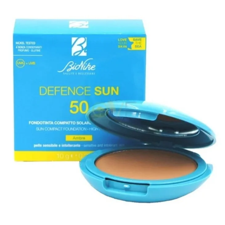 Bionike Defence Sun 50 Fondotinta Compatto N1 Color Ambra 10 g