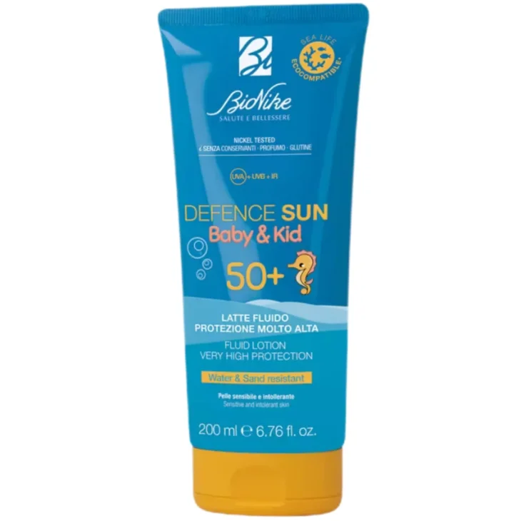 Bionike Defence Sun 50+ Baby&Kid Latte Fluido 200 ml