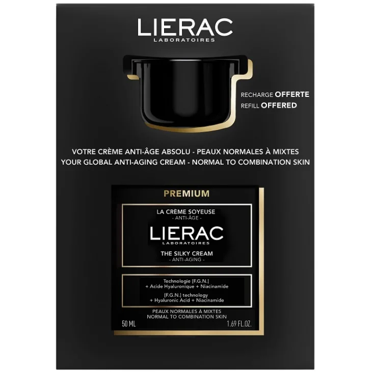 Lierac Premium Coffret Crema Soyeuse 50 ml + Ricarica 50 ml