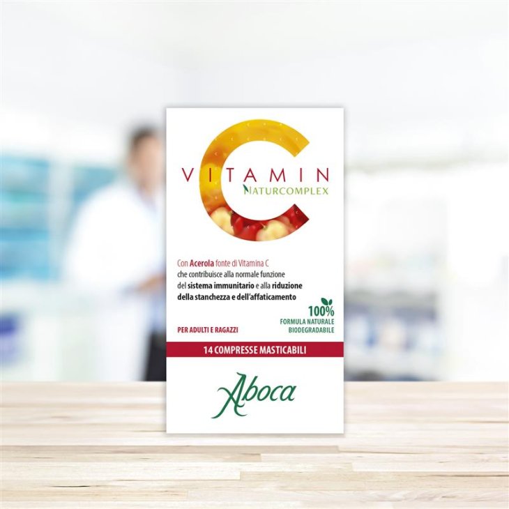 Aboca Vitamin C Naturcomplex Integratore di Vitamina C 14 Compresse