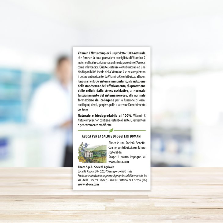 Aboca Vitamin C Naturcomplex Integratore di Vitamina C 14 Compresse