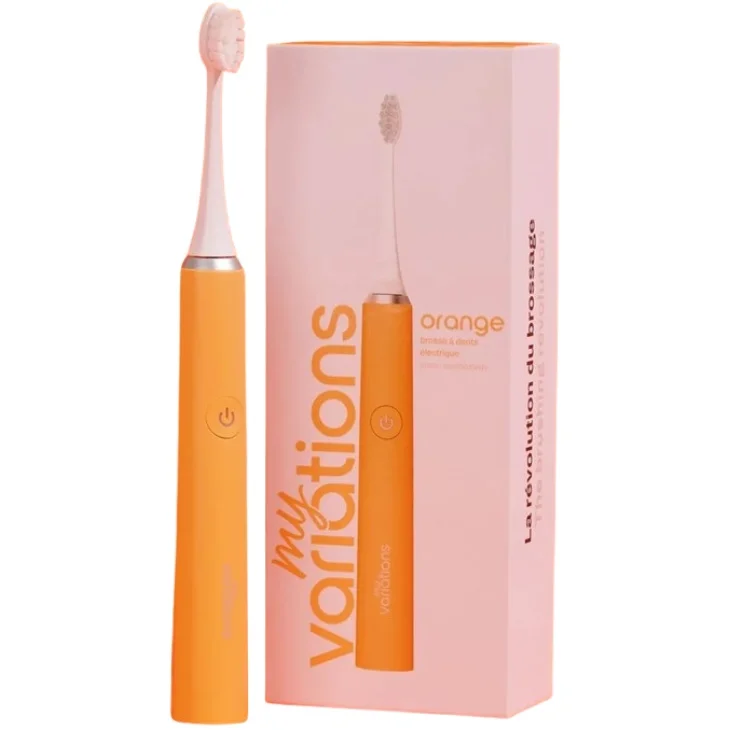 MyVariation Spazzolino Elettrico da Viaggio Tecnologia Sonic Colore Arancione