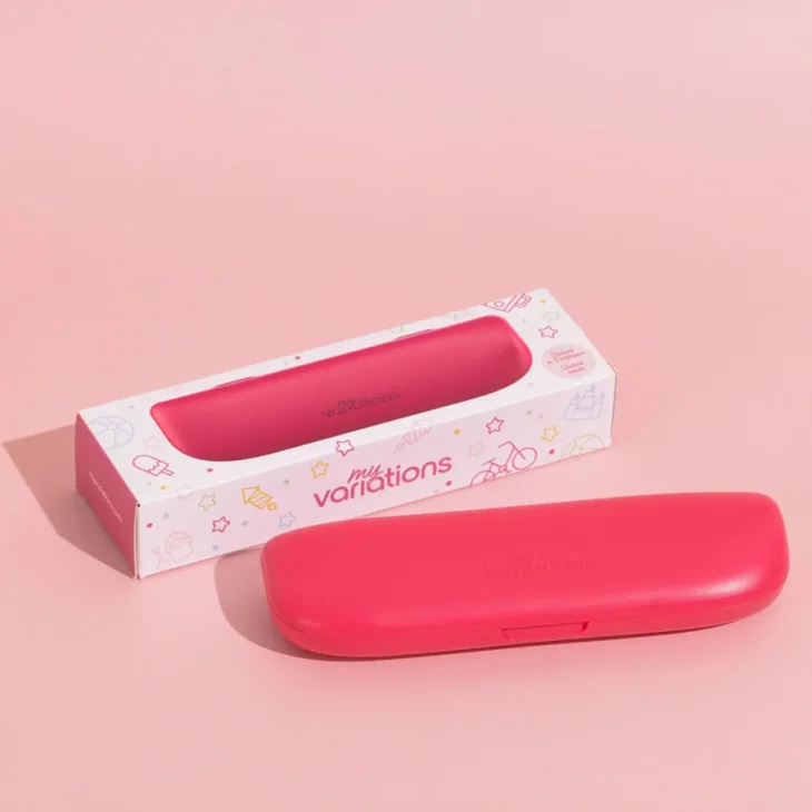 MyVariation Custodia da Viaggio Spazzolino Bambini Rosa