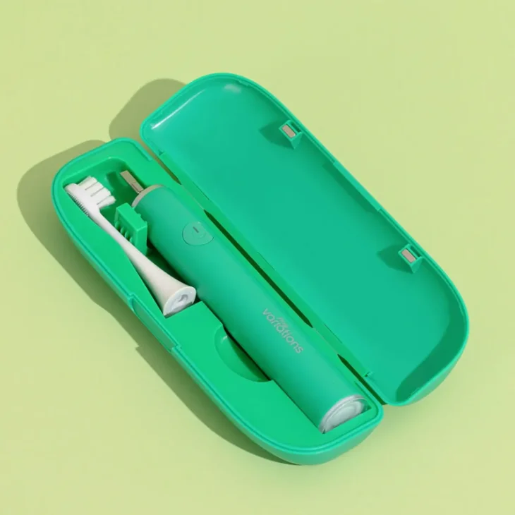 MyVariation Custodia da Viaggio Spazzolino Bambini Verde