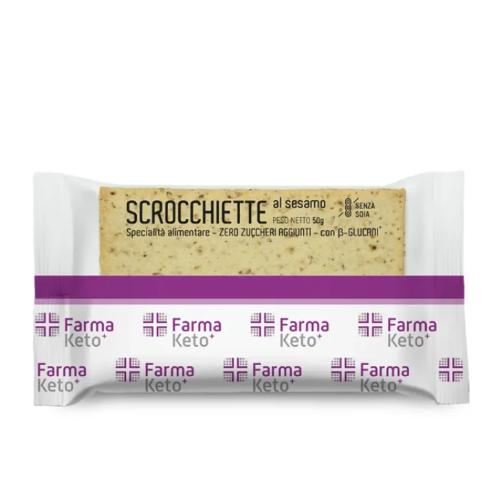 Farmaketo Scrocchiette al Sesamo Pane Croccante 50 grammi