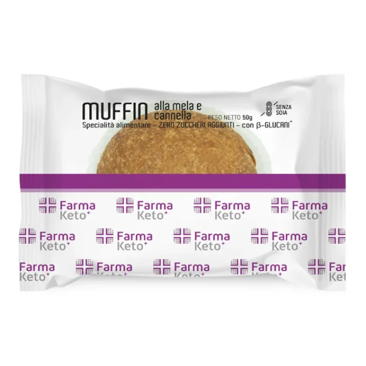 Farmaketo Muffin Mela e Cannella 50 g