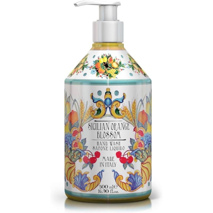 Le Maioliche Sapone Liquido Arancia e Zenzero per Mani e Corpo 500 ml