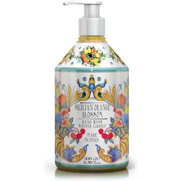 Le Maioliche Sapone Liquido Arancia e Zenzero per Mani e Corpo 500 ml