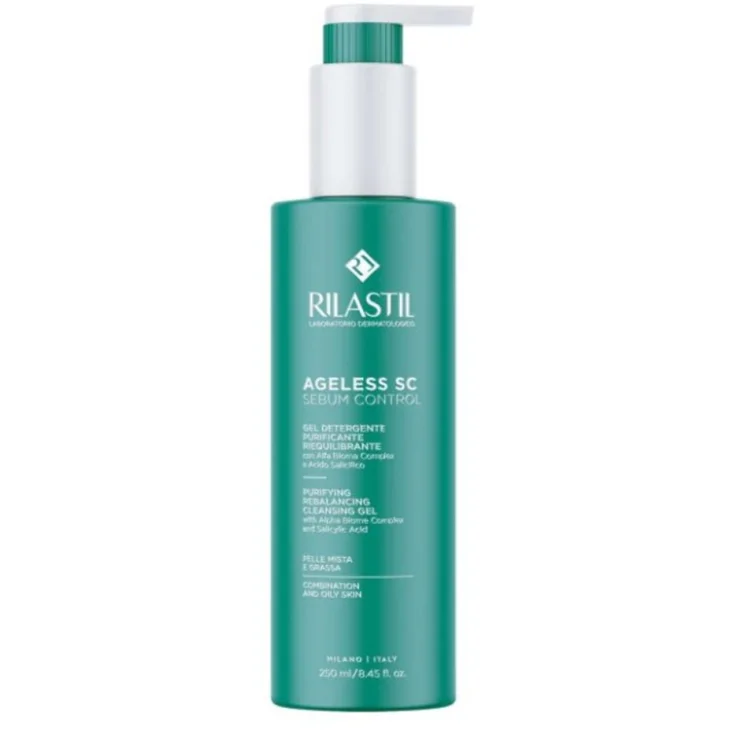 Rilastil Ageless SC Sebum Control Gel Detergente Purificante Riequilibrante 250 ml