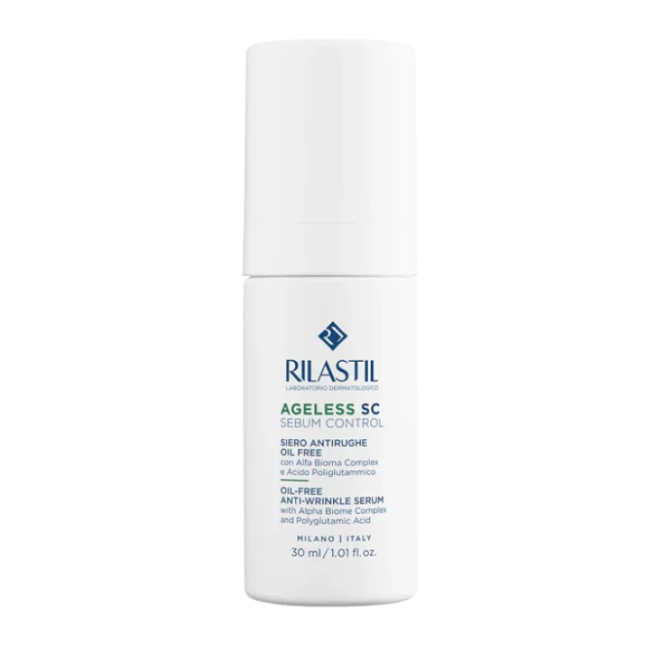 Rilastil Ageless SC Sebum Control Siero Viso Antirughe Sebonormalizzante 30 ml