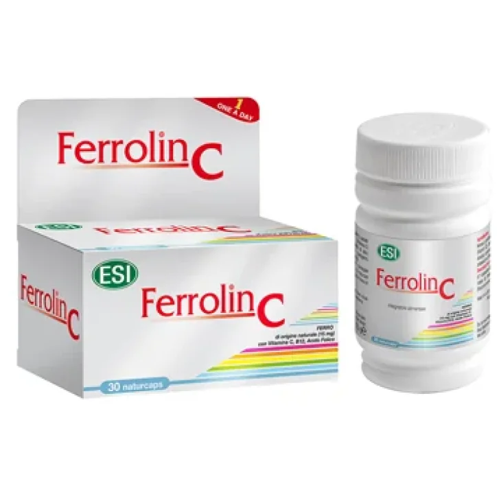Esi Ferrolin C Integratore di Ferro e Vitamina C 30 capsule