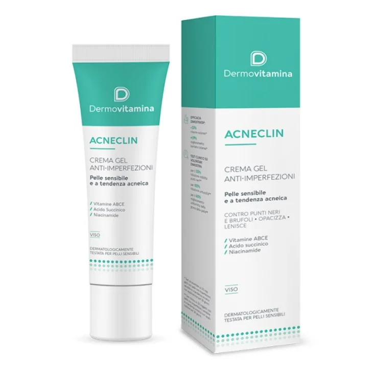 Dermovitamina Acneclin Crema Gel Antimperfezioni 40 ml