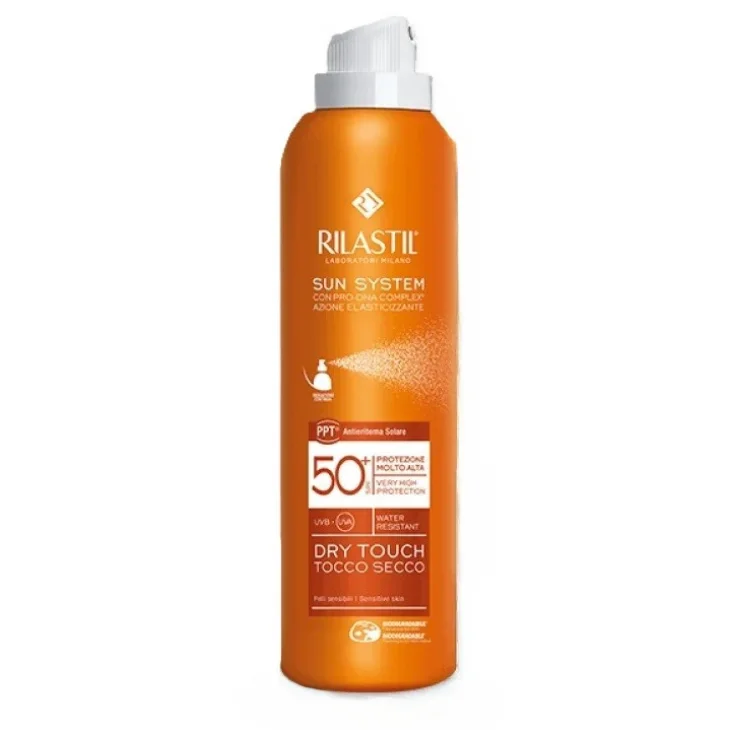 Rilastil Sun System SPF 50+ Dry Touch Spray Effetto Asciutto 200 ml