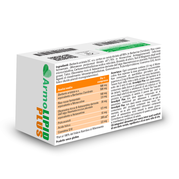 Armolipid Plus Integratore per il Controllo del Colesterolo 70 compresse 70 giorni di trattamento