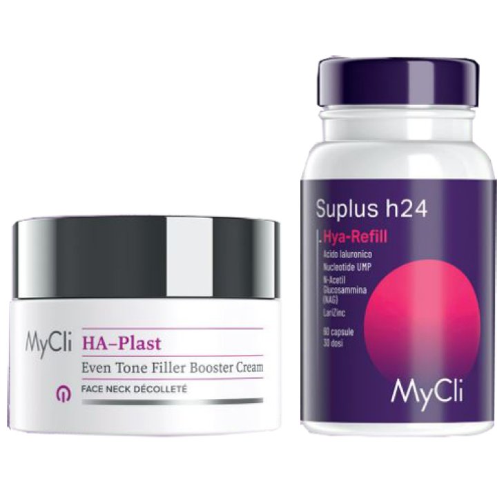 Mycli Cofanetto IN & Out Trattamento Anti Age HA Plast Crema 50 ml + HYA 6 capsule