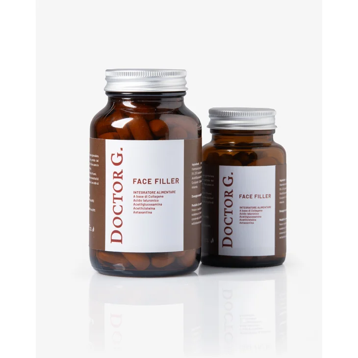 Doctor G Face Filler Integratore per la Pelle con Collagene e Acido Ialuronico 60 compresse