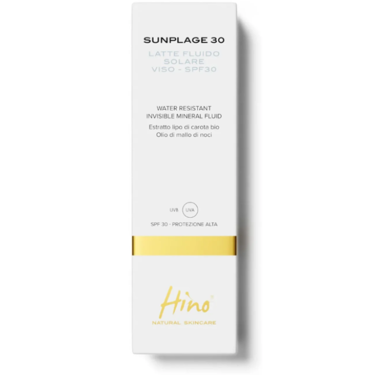Hino Natural Skincare Sunplage Latte Solare SPF 30 Viso 50 ml