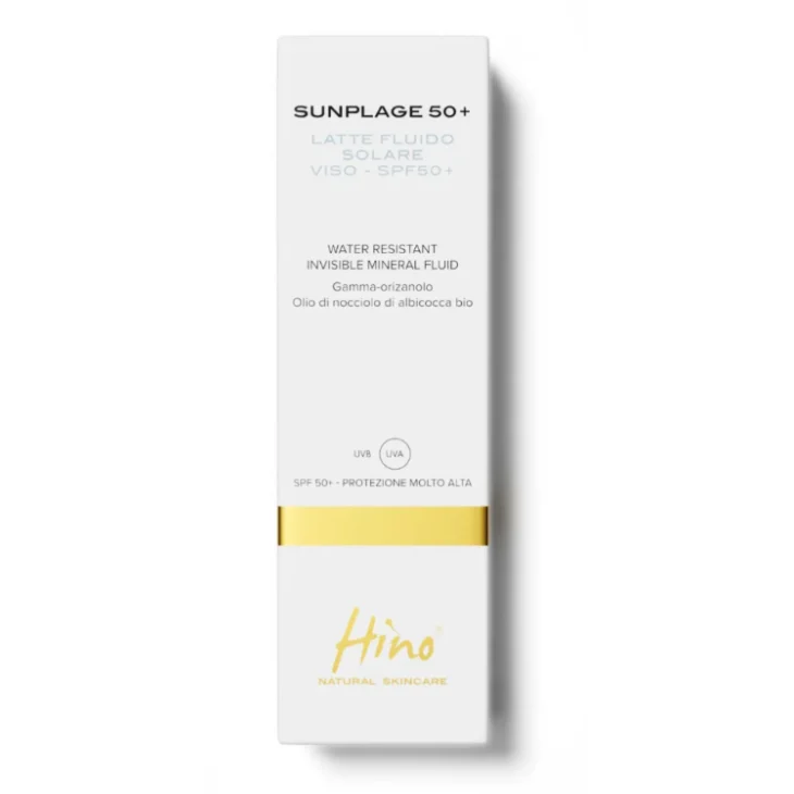 Hino Natural Skincare Sunplage SPF 50+ Latte Solare Viso 50 ml