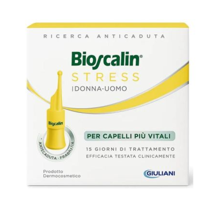 Bioscalin Stress Anticaduta dei Capelli 7 Fiale Monodose