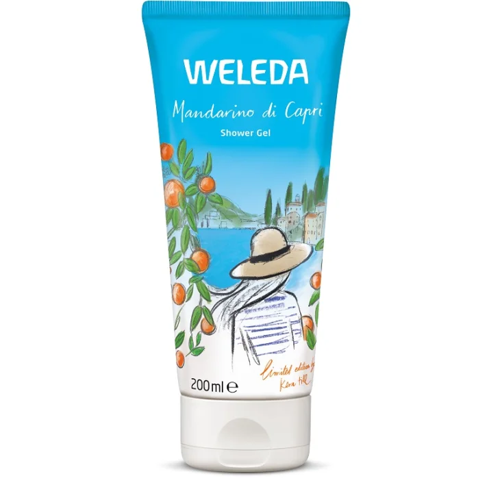 Weleda Gel Doccia Mandarino Di Capri Detersione Quotidiana 200 ml