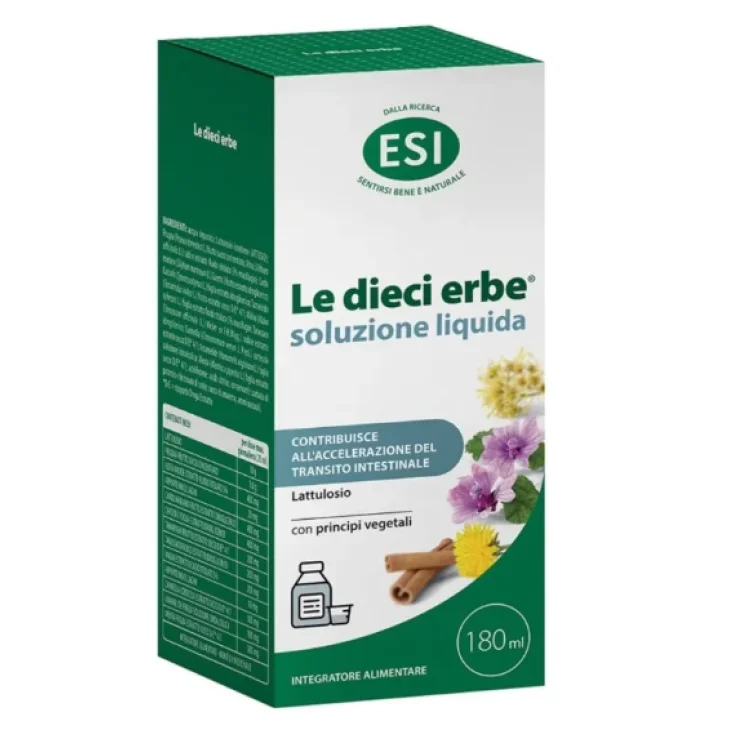 ESI Le Dieci Erbe Soluzione Liquida Regolarità Transito Intestinale 180 ml