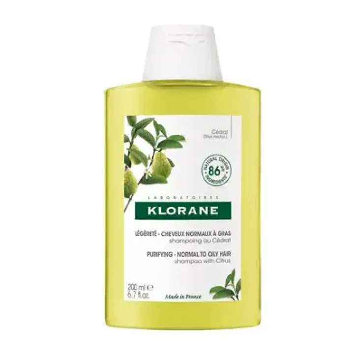 Klorane Shampoo al Cedro per Capelli Normali o Tendenti al Grasso 100 ml