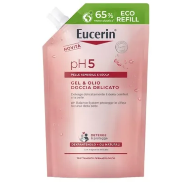 Eucerin Ph5 Gel & Olio Doccia Delicato Refill 400 ml
