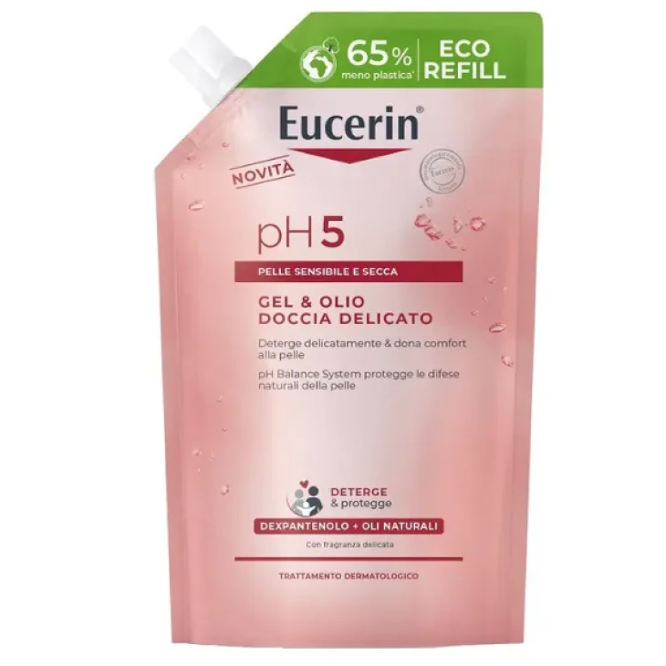 Eucerin Ph5 Gel & Olio Doccia Delicato Refill 400 ml