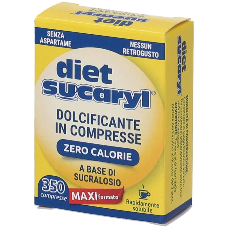 Diet Sucaryl Dolcificante in Compresse Zero Calorie 350 compresse Maxi Formato Diet Sucaryl Dolcificante in Compresse Zero Calorie 350 compresse Maxi Formato