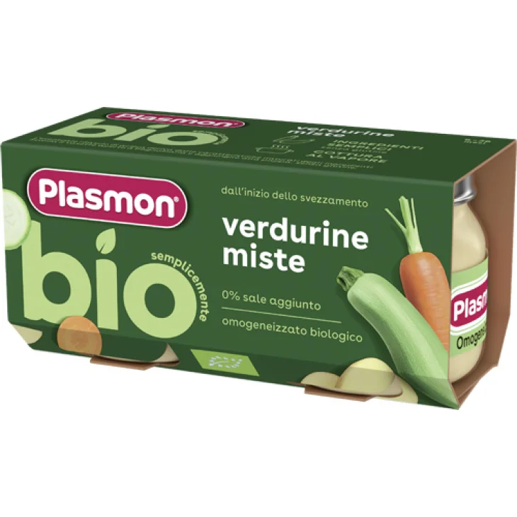 Plasmon Bio Omogeneizzato Carote Patate e Zucchine 80 g