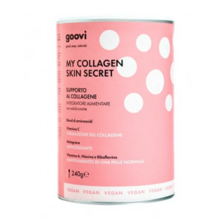 Goovi My Collagene Skin Secret Supporto al collagene Integratore Alimentare 240 g