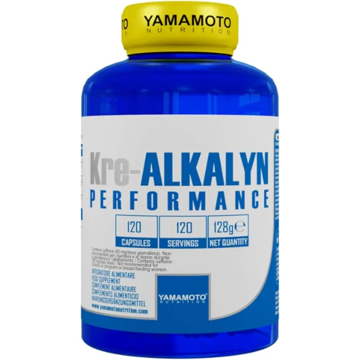 Yamamoto Nutrition Kre-ALKALYN® Performance Pre-Workout Integratore di Creatina 120 capsule