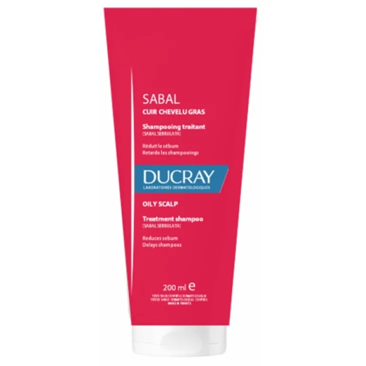 Ducray Sabal Shampoo Trattante Per Cuio Capelluto Con Eccesso di Sebo 200 ml