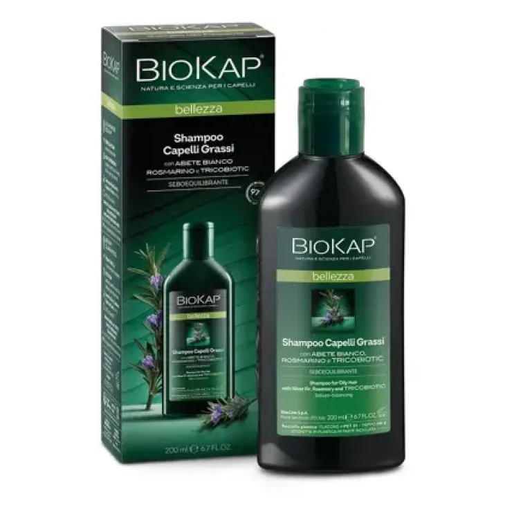 Bios Line Biokap Shampoo Capelli Grassi con Tricobiotic 200 ml