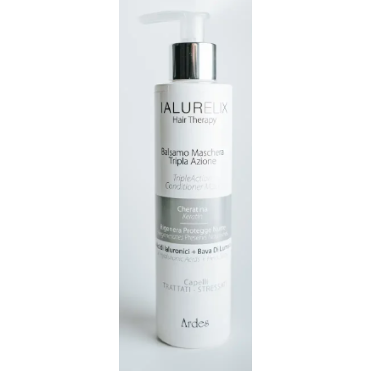 Ardes IALURELIX Balsamo Maschera Tripla Azione Trattamento per Capelli Fragili 200 ml